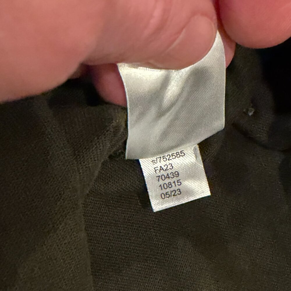 LOFT Green Cotton Utility Pants Crop Ankle Size 12 - Picture 11 of 12